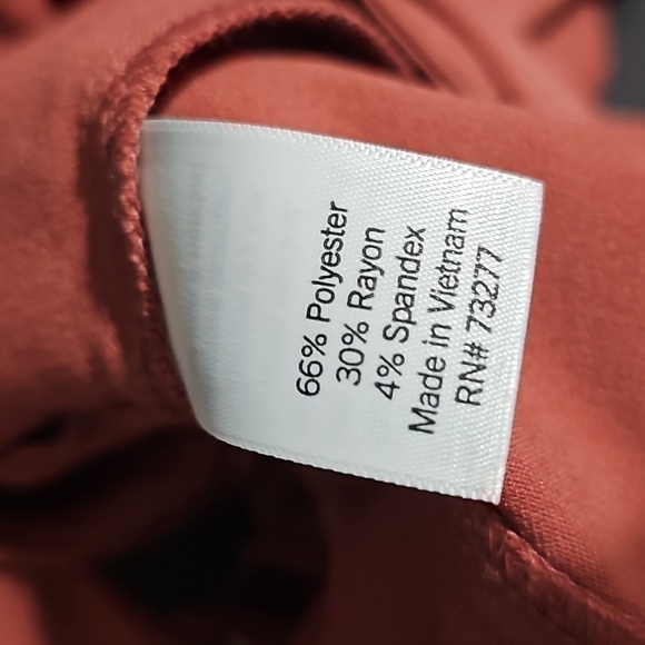 Lauren Conrad Pleated Tie Front Trousers Pants Size 16 NWT - Picture 6 of 6